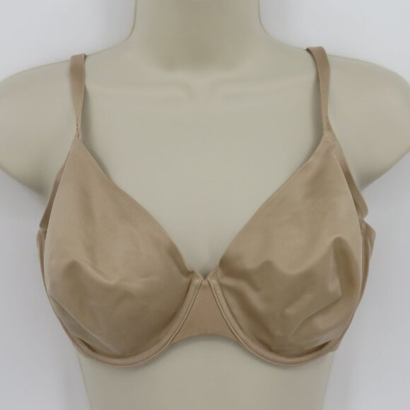 Victorias Secret 34DD Biofit Unlined Full Coverage Bra Beige Underwire Women - Picture 12 of 13